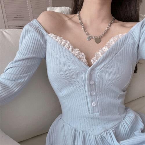 Модные трикотажные платья Yunyiwa China At AliExpress