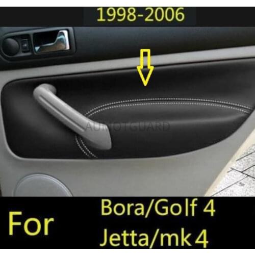 Protective Interior Door Panel Armrest Microfibre Leather Cover For Volkswagen Bora Golf 4 1999 2000 2001 2002 2003 2004 2005