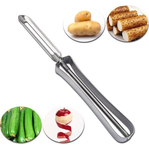 1pc Stainless Steel Fruit Peeler Vegetable Fruit Cutter Sharp Sweet Potato Planer Food Peeling Tool Kitchen Supplies