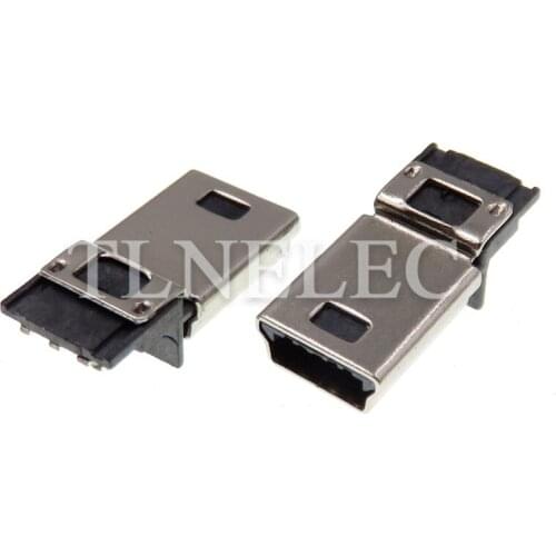 10pcs Micro USB 5 Pin Male Socket Electric Terminals Connector Mini USB Interface Adaptor Tail Male Plug