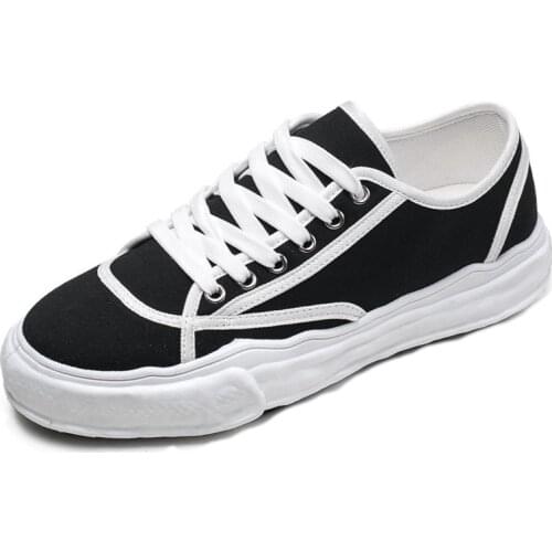 2021 Early Autumn New Concise Mens Vulcanize Shoes Fashionable Mixed Colors Lace-up Flat Canvas Shoes Comfortable for Sport