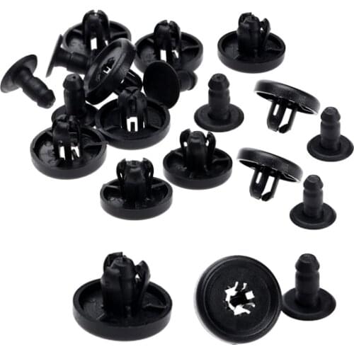 50Pcs Auto Fastener Clips Retainer Rivet Door Panel Fender Liner Bumper Fender Trim Plastic Mixed for Lexus Toyota 9046710183