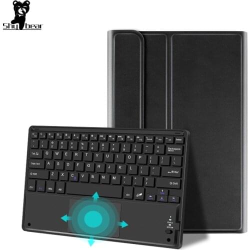 Touchpad Keyboard Case for iPad 10.2 2019 2020 for Apple iPad 7 8th Generation Wireless Bluetooth Keyboard with Pencil Holder
