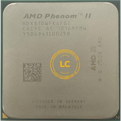 AMD Phenom II X4 810 2.6 GHz Quad-Core CPU Processor HDX810WFK4FGI Socket AM3