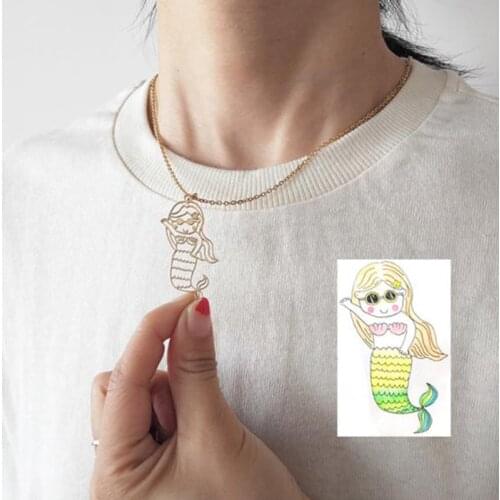 Childrens Painting Necklace Childrens Art Drawings Back to School Graduation Special Gifts for Children on Childrens Day