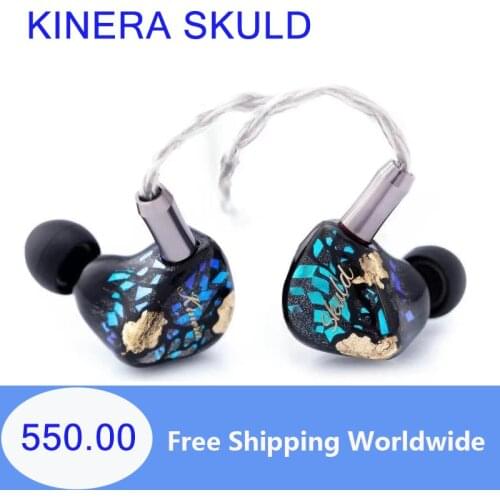 Kinera Skuld 5 BA Driver In-ear Monitor IEM Earphone with Detachable 2pin Cable for Audiophile Musicians