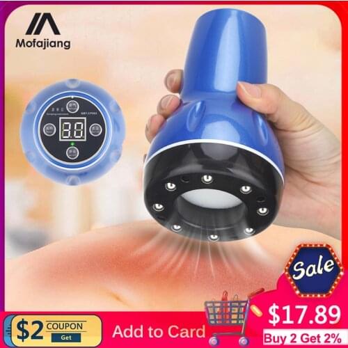 Electric Cupping Massager Guasha Scraping Vacuum Suction Cups Ventosas Anti Cellulite Therapy Fat Burner Slimming Physiotherapy