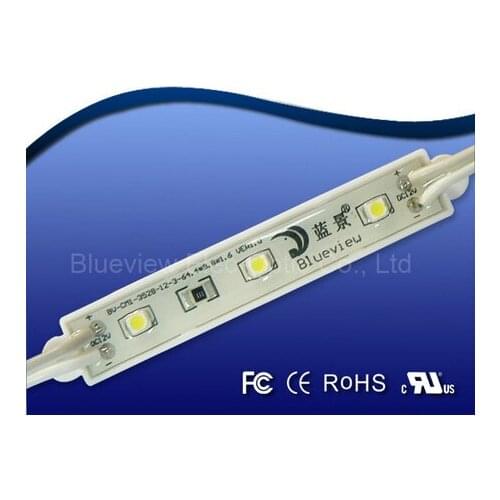 IP67 UL listed Epistar 3 3528 LED Module for led sign ,PVC Housing 5 years guarantee ,white color