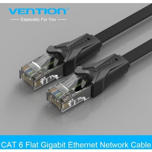 Vention rj45 connector High Speed UTP CAT 6 Ethernet cable Flat Gigabit Network Cable RJ45 Patch LAN Cord for PC Laptop Router