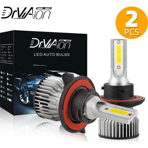 2PC 6000K H13 9008 Car Led Headlight Bulbs High Brightness H13 9008 Car Light Auto Lamp White Led H13 9008 Car Accessories