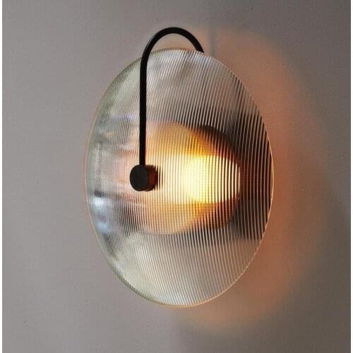 Loft nordice crystal bedroom light mirror light glass ball aisle bedroom bedside dining room wall lamp