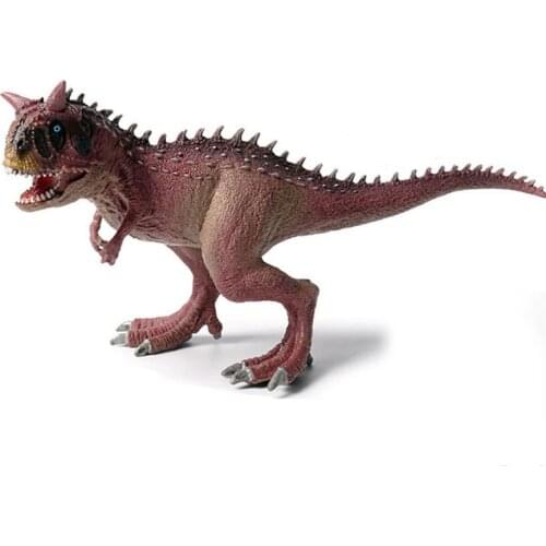 Dinosaurs World Carnotaurus Animals Mouth Can Open Model Action Figures PVC Toy for Kids Gift