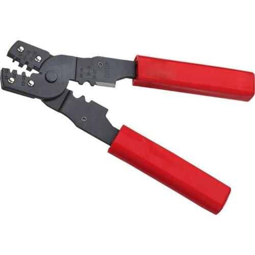 Multifunctional HS-202B Portable Handle Crimping Tool Pliers Terminals Crimper Non-Insulated Tabs Terminal Cutting Wire