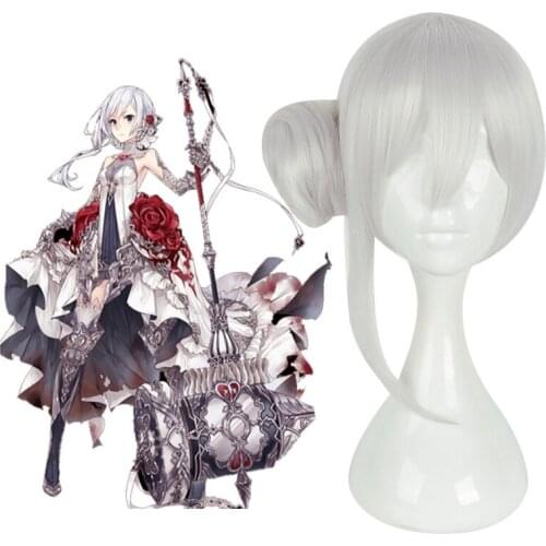 New Game SINOALICE Cosplay Wigs Snow Cosplay Wigs Halloween Carnival Party Cosplay Women Wigs