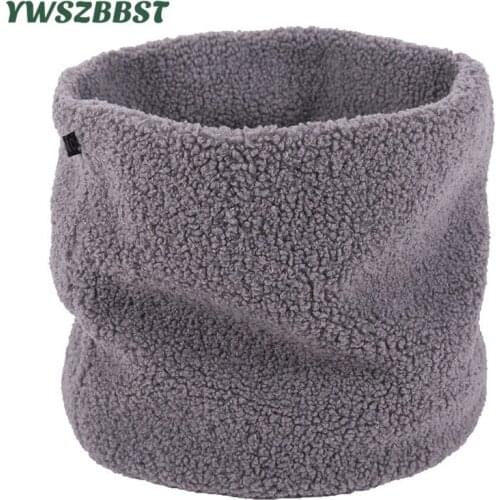 New Fashion Autumn Winter Women Wool Scarf Men Winter Scarves Plus Velvet Scarf Collar Adult Neck Scarf Unisex