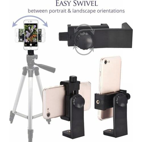 New Portable 360 Degree Rotating Desk Tripod Adapter Rotating Clamp Holder+Wireless Shutter Universal Suitable For Smartphone