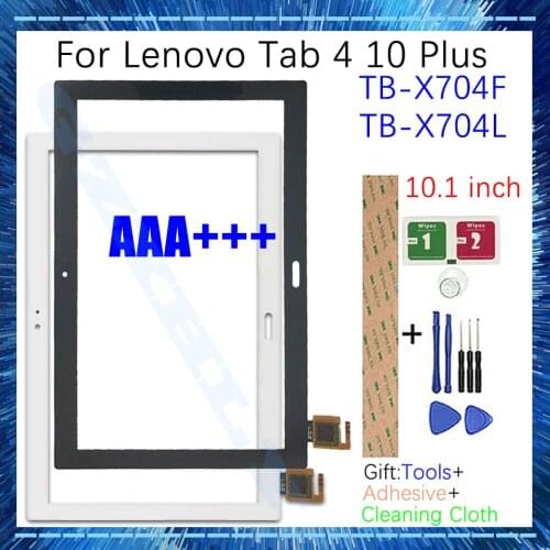 New Touch Screen Glass Display LCD Outer Digitizer Front Glass Panel For Lenovo Tab 4 10 Plus TB-X704F X704L X704 Replacement