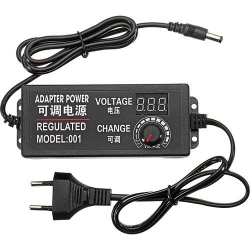 New Style 9-24V 3A 72W AC/DC Adapter Switching Power Supply Regulated Adjustable Power Adapter Display EU Plug High Quality