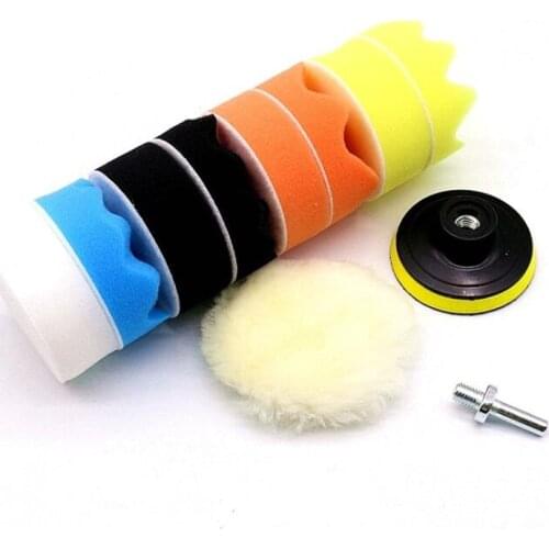 Polishing Buffing Pad Kit For Auto Car Polishing Wheel Kit Buffer With Drill Adapter Car Removes Scratches