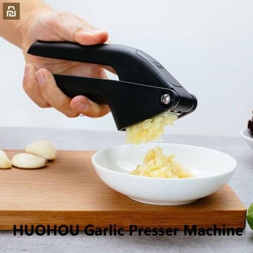 Mijia HUOHOU Garlic Presser Machine Manual Garlic Crusher Kitchen Tool Chopper Fruit Vegetable Squeeze Tool