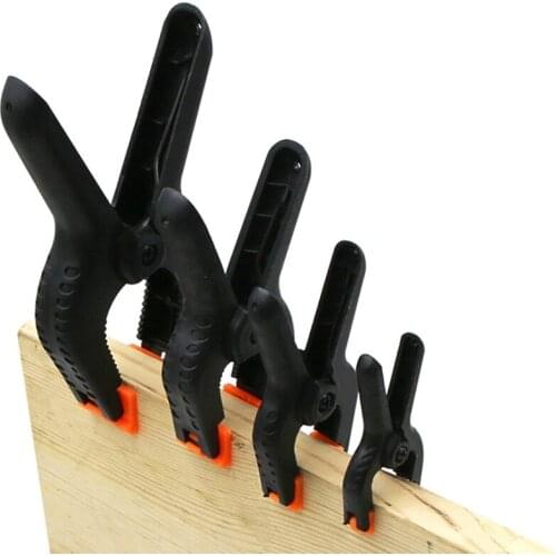 6Pcs Woodworking Spring Clamp A-shape Plastic Wood Clips Hardware Woodworking Tools 6Inch