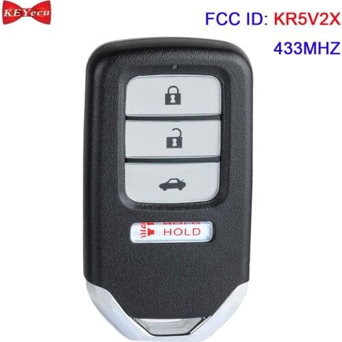 KEYECU for Honda Civic 2016 2017 2018 2019 2020 Remote Key Fob KR5V2X A2C92005000 72147-TBA-A01 72147-TBA-A02 433MHz