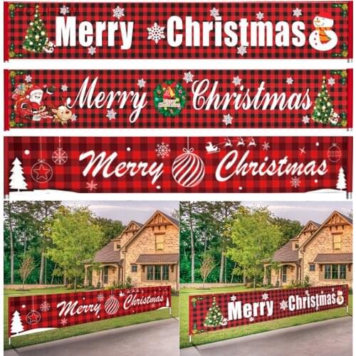 Christmas Door Banner 2020 Merry Christmas Decor for Home Noel Christmas Ornaments Xmas Decor Happy New Year 2021 Navidad Natal