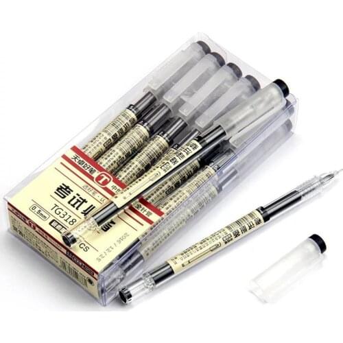 3Pcs/Set 0.5mm Black Gel Pen Japanese Ink Needle Pen Maker Pen For Kids School Office Student Exam Writing Stationery Supplies