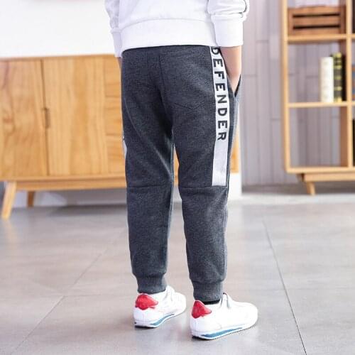 IENENS Kids Young Boys Girls Cotton Clothing Sports Pants Children Boy Running Clothes Trousers Elastic Waist Bottoms