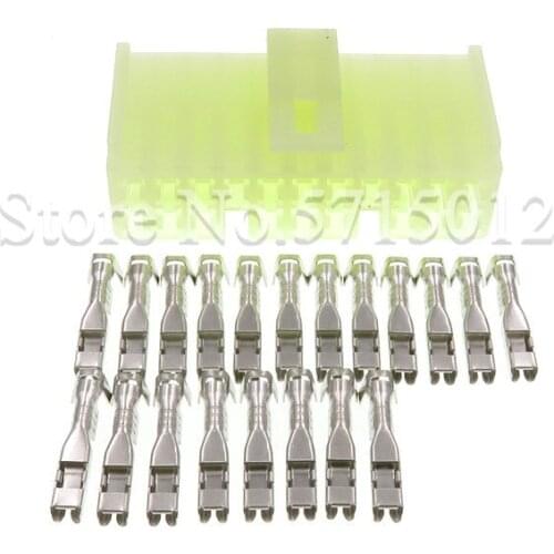 20 Hole Electrical Auto Wire Connector Female Automotive Socket Plug With Terminals