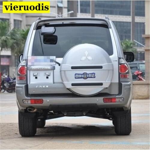 For Pajero V73 Spoiler 2006-2016 Mitsubishi V73 Pajero Spoiler WDK ABS plastic Material Car Rear Wing Color Rear Spoiler