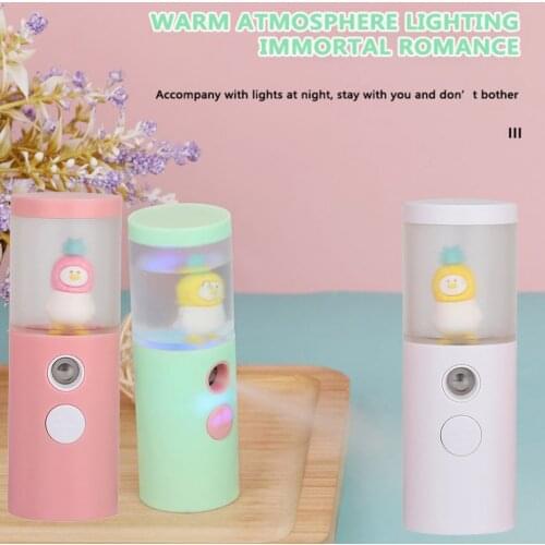 Humidifier Nano Spray Moisturizer For Face Cartoon Duck Humidifier Handheld And Portable Mini Humidifier