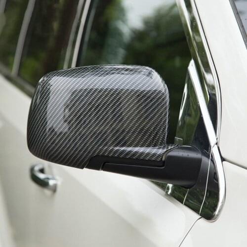 For Dodge Journey JUCV Fiat Freemont 2009-2018 ABS Chrome Side Door Rear View Mirror Cover Trim Cap Garnish Molding Overlay