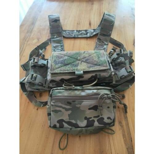 1 SET 500D Tactical Hunting SS Micro Fight Chassis MK3 MK4 Modular Chest Rig