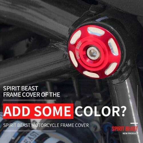 Spirit Beast Motorcycle Frame Accessories Motorbike Decorative Body Screw Cover for Benelli TNT125 TNT300 BN300 BJ300GS