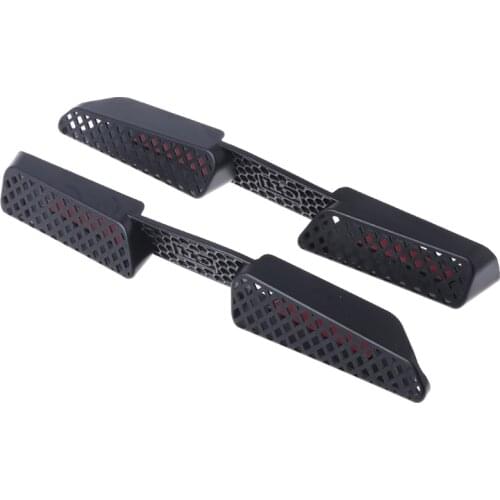 2Pcs Car Rear Seat Air Condition Vent Outlet Cover For SEAT LEON / SKODA MK2 2005-2012 Octavia (1Z) 2005-2013 ABS BLACK