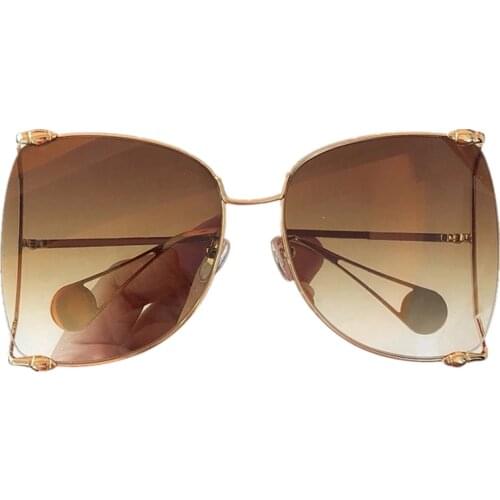 2020 Goggle Sunglasses Big Frame Vintage Women Brand Designer Luxury Sun Glasses gafas de sol hombre with box