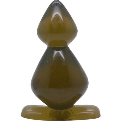 Leten Jelly Smooth Touch G-Spot Soft Anal Toys Butt Plug Insert for Beginners ( Primary ), Unisex Sex Toys Adult Products