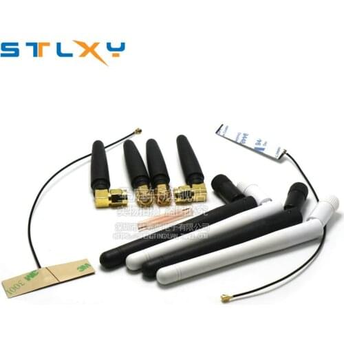 2PCS 2.4Ghz 3dbi WIFI Antenna 2.4G RP SMA Male Universal Antennas Amplifier WLAN Router Antenne Booster 2400-2500mhz