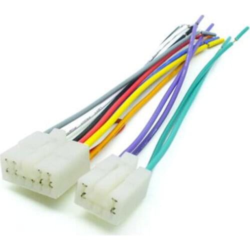 Car Audio Stereo Wiring Harness Adapter Plug For Toyota Corolla RAV4 Prius Highlander Yaris Previa Radio CD DVD Stereo Harness