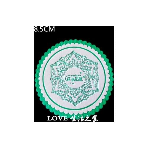 Free shipping Hotel disposable supplies bar teahouse hotel room disposable absorbent coasters custom cups