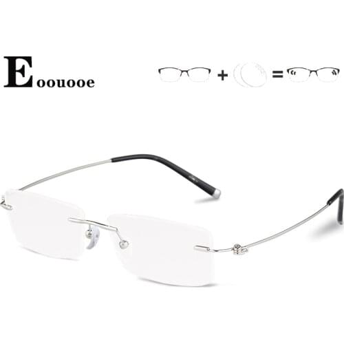 Brand Design Optical Glasses Prescription Anti blue light Oculos Myopia Multifocal Lens Men Square Frame Glasses