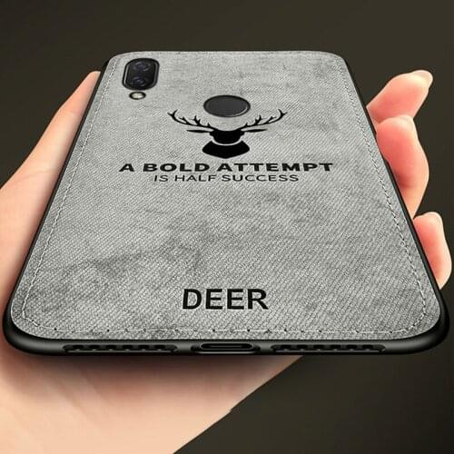 Luxury Cloth Deer Phone Case For Huawei P40 Pro P20 P30 Lite Nova 5T 3 3i Honor 20 30 Pro Plus 20S 30S 9 10 Lite Cover Coque