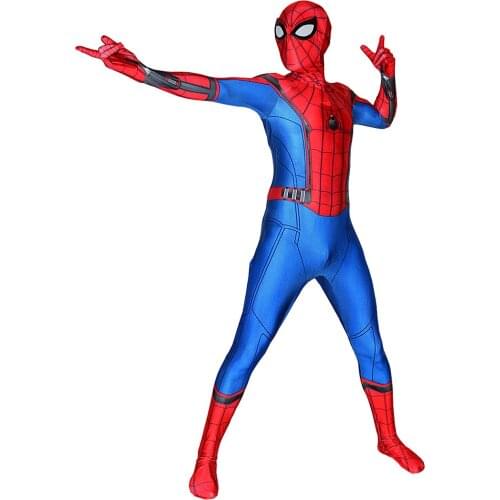 Homecoming Cosplay Costume 3D Print Homecoming BodySuit Peter Parker Zentai Suit Adults/Kids