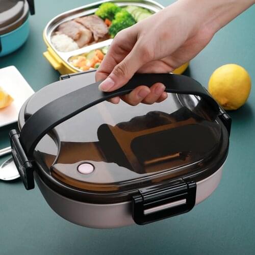 Stainless Steel lunch box for kids Portable Outdoor bento box japanese snack box Breakfast Boxes food metal container storage