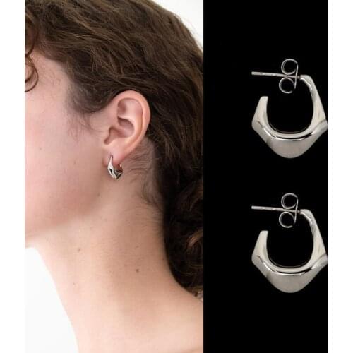 New Style Brand Simple Water Drop Earring Vintage Design Geometrical Luxury Gold Color Fashion Earring Office Lady Jewelry