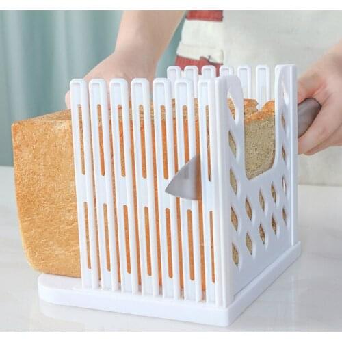 Bread Slicer Loaf Cutter Bread Sandwich Skiving Machine Cutter Mold Maker Kitchen Guide Kitchen Accessories Tool