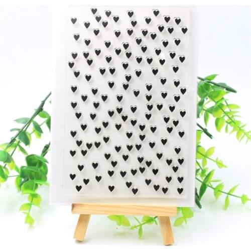 Love Background Transparent Clear Silicone Stamps for DIY Scrapbooking/Card Making/Kids Fun Decoration Supplies 573