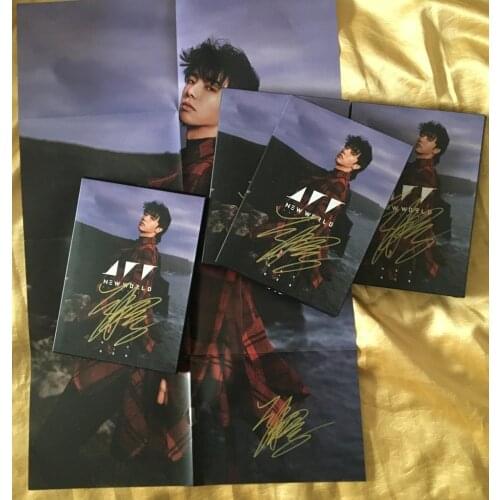 Hand signed HUA Chenyu autographed album NEW WORLD Chinese version 052020