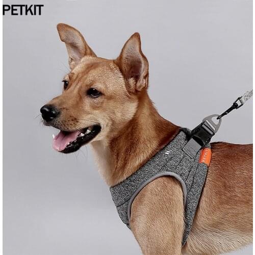 PETKIT Adjustable Dog Chest Harness Breathable Padded Air Pro Dog Harness Vest Soft Harness For Puppy Small Medium Dogs Outdoor
